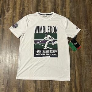 Polo by Ralph Lauren White Wimbledon Graphic T-Shirt